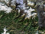 Manaslu 00 01 Trek Route From Google Earth Here is a view from Google Earth of my trek from Arughat Around Manaslu and then the Annapurna Circuit from Dharapani to Manang.